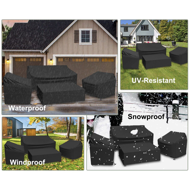 Hokku Designs Outdoor Conversation Set Cover Wayfair